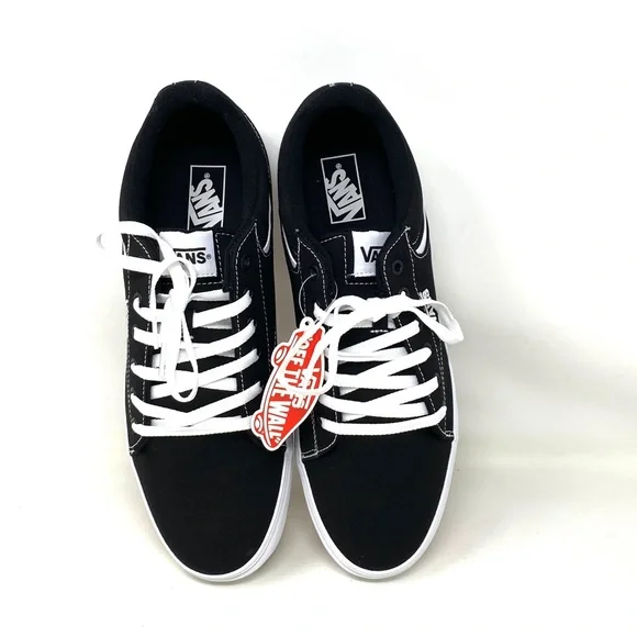 💖MEGA SALE💖VANS Seldan Canvas Black Casual  Women’s   Low Top VN0A4TZE187 - Picture 4 of 10